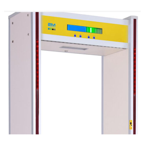 2MTHWT-HMD-1 Metal Detector and Human Body Temperature Measurement Security Gate with 18 Zones (Two Thermal Sensors - Forehead and Wrist) - Image 2