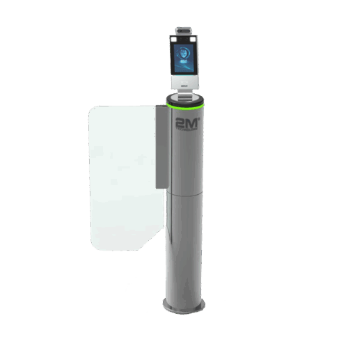 2MGSTP Face Recognition and Thermal Detection Access Control Swing Turnstile