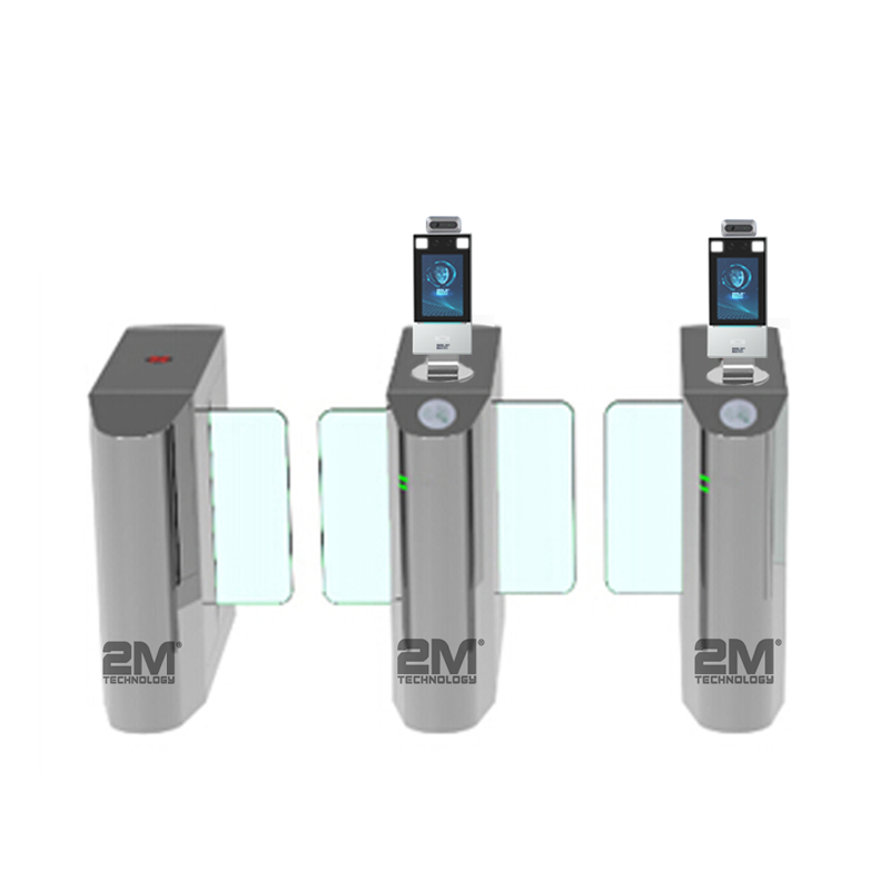 2MRST-1 Face Recognition and Thermal Detection Access Control Retractable Door Turnstile