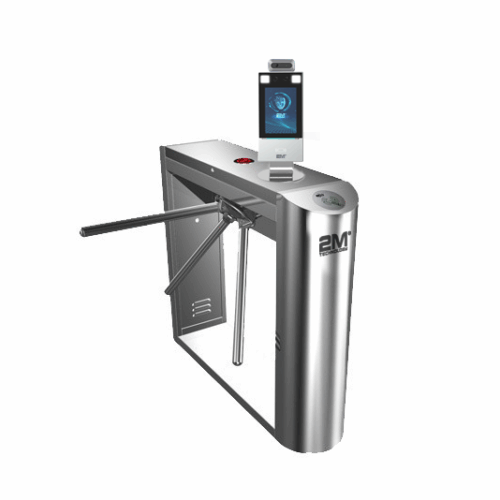 2MTT-3 Face Recognition and Thermal Detection Access Control Vertical Tripod Turnstile Gates