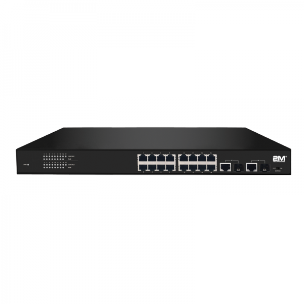 2M-POE-24+ 24-Port PoE Switch