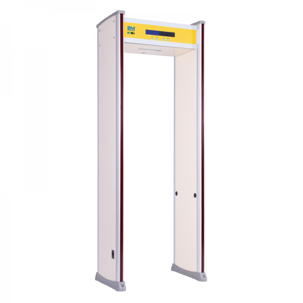 2mwt-i18Z Indoor Rated, 18 Zone Walkthrough Metal Detector with LED Bars