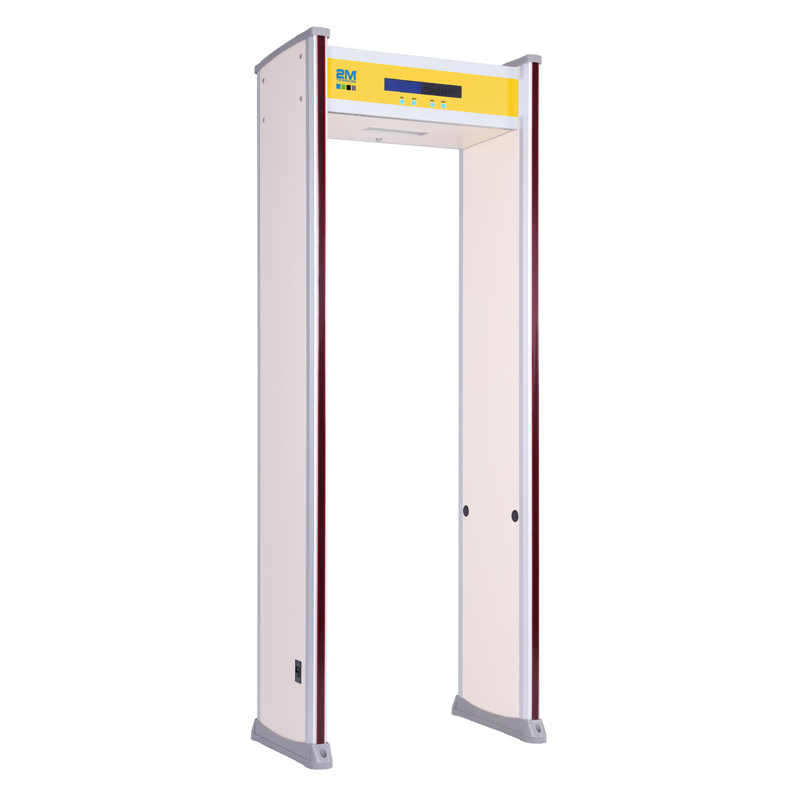 2mwt-i18Z Indoor Rated, 18 Zone Walkthrough Metal Detector with LED Bars