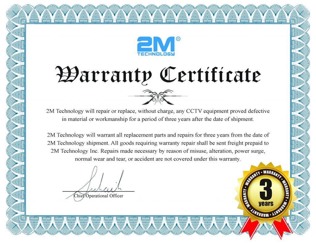 2M Equipment_3yr warranty_Certificate