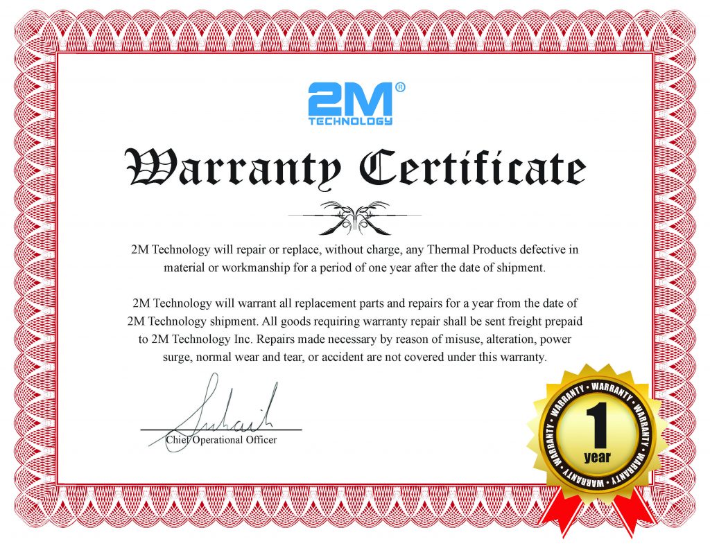 2M Thermal_1yr warranty_Certificate