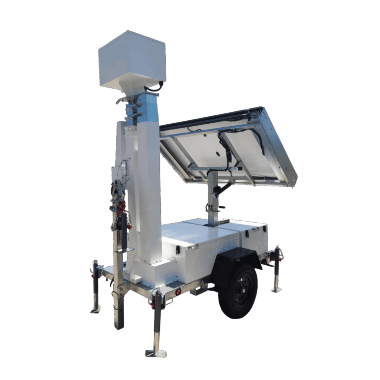 2MVSC-4000B 2 Panel Solar Camera Trailer | 2M Technology