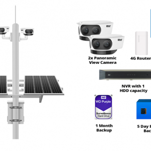 Solar Solution with 2 Panoramic Cameras