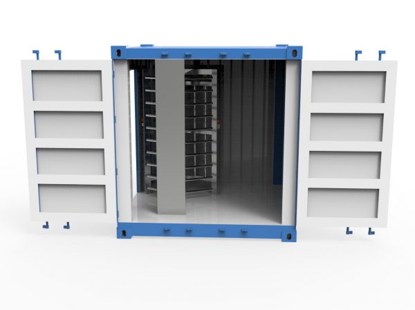 2MFHT-4C Full Height Single Container Access Control Turnstile - Image 2