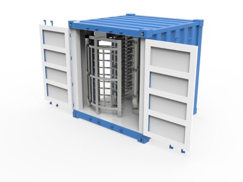 2MFHT-4C Full Height Single Container Access Control Turnstile - Image 3