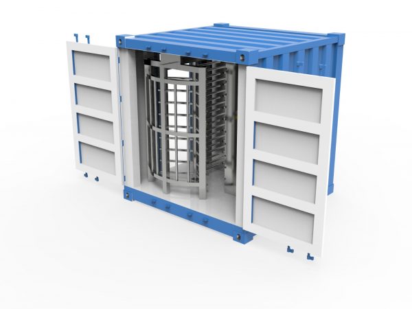 2MFHT-4C Full Height Single Container Access Control Turnstile - Image 3