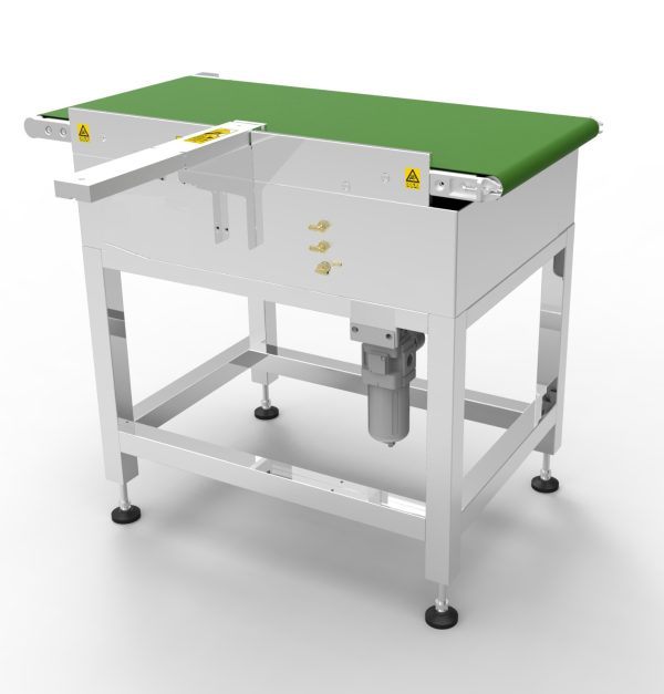 conveyor belt render of 2M Technology 2MX-5030HD-AR baggage and parcel x-ray scanner with auto detection