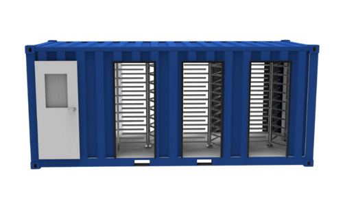 2M Technology 2MFHT-5C 40-foot CONEX Container Turnstile