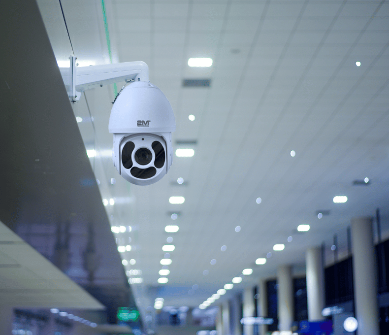 2m ptz camera hallway installation