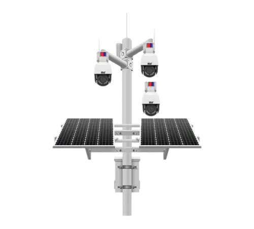 2M Technology solar-powered pole-mounted CCTV system