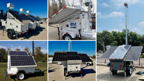 Solar security trailer | 2M Technology