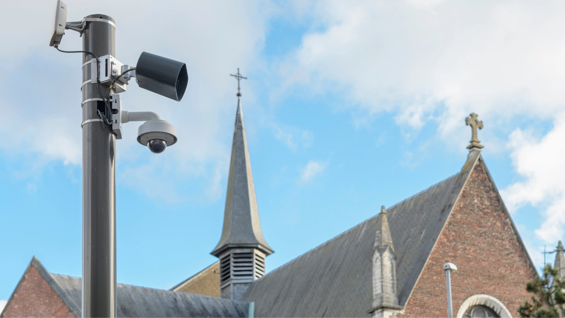 Religious center security camera system