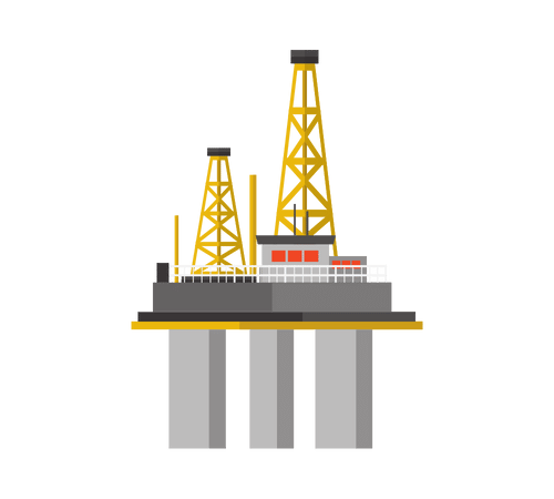 Oil rig icon
