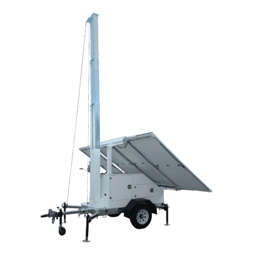 2MVSC-4000D Solar Security Trailer with 4 Panels - Image 2