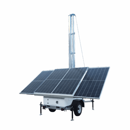 2MVSC-4000D Solar Security Trailer with 4 Panels