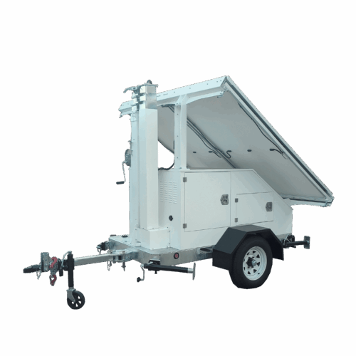 2MVSC-4000D Solar Security Trailer with 4 Panels - Image 3