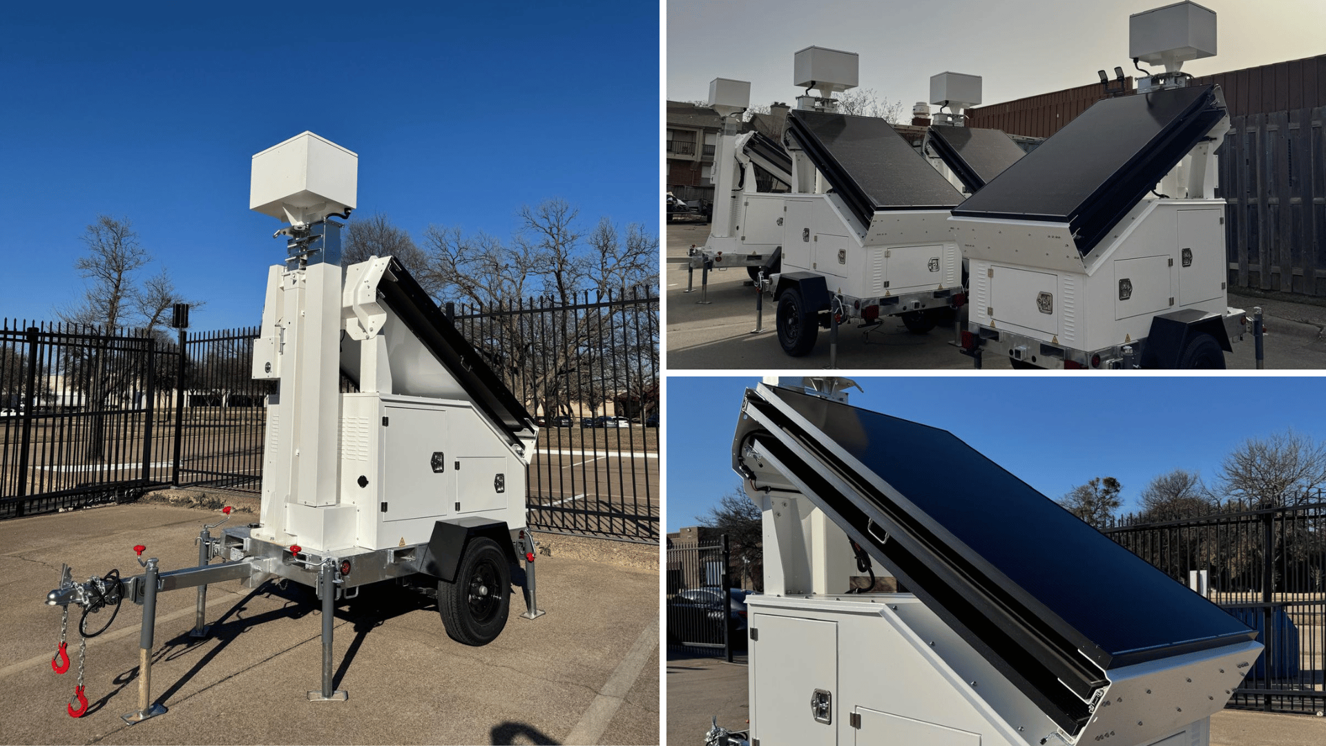 2M Technology 2MVSC-4000C CCTV solar trailers