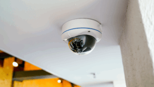 Texas video surveillance installation on ceiling