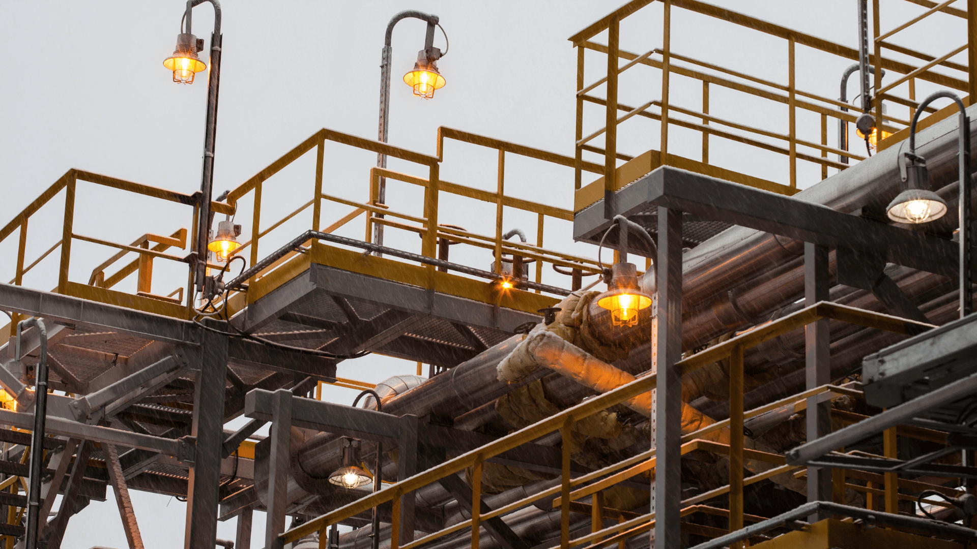 pole mounted explosion-proof LED lights for hazardous petrochemical plants