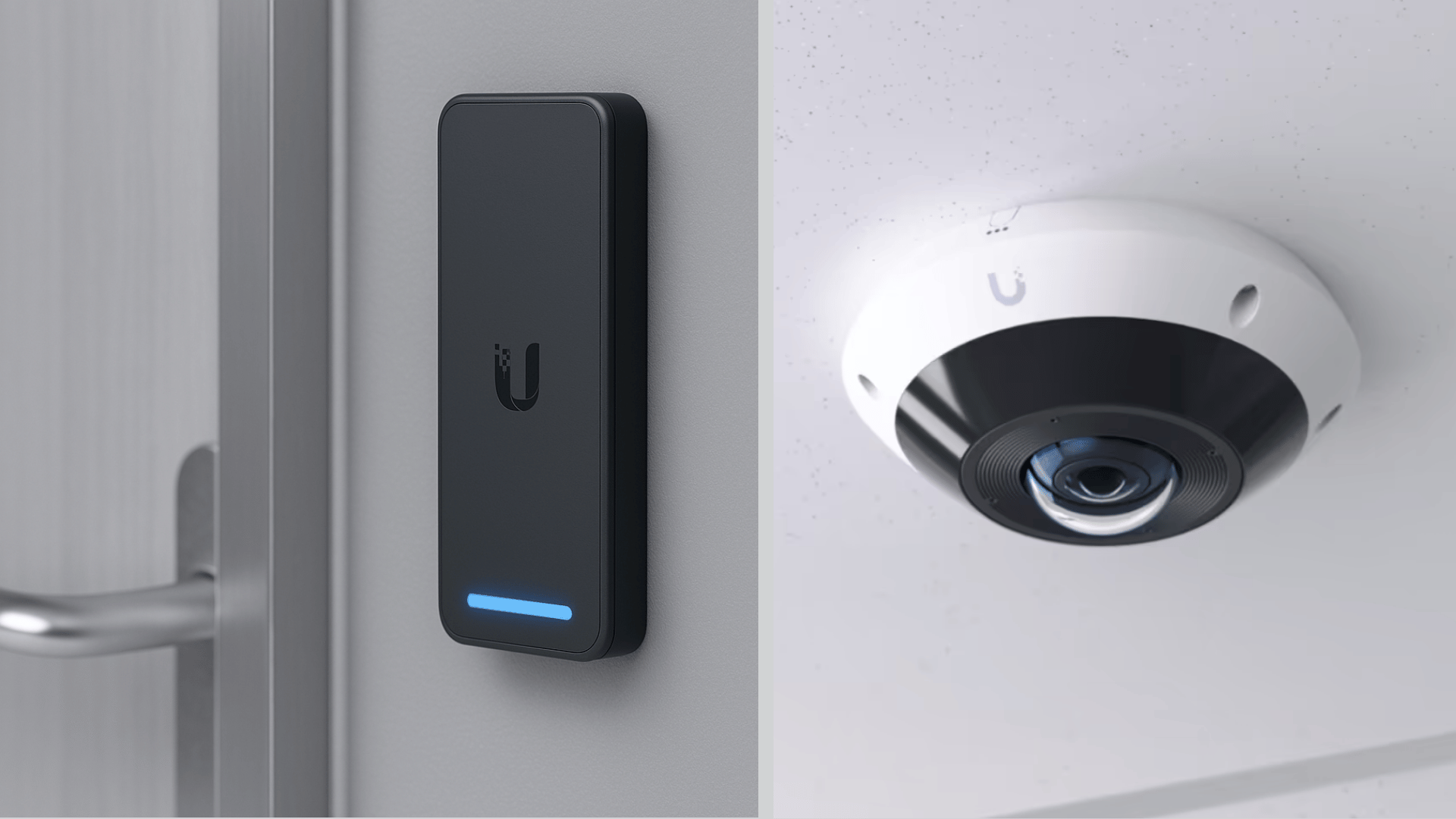 Ubiquiti UniFi installations for hotels and resorts with card reader and 360 camera
