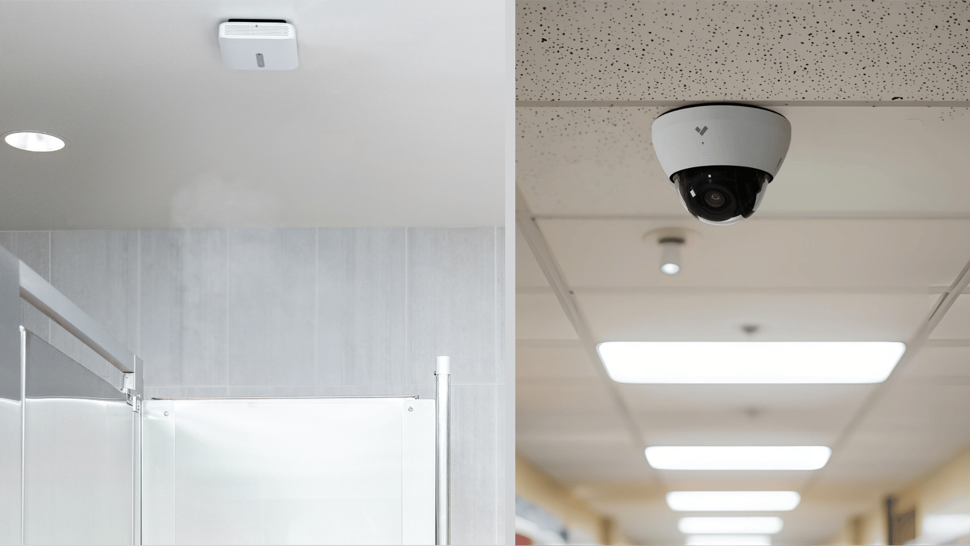 Verkada installations for K-12 schools with vape detector and surveillance camera