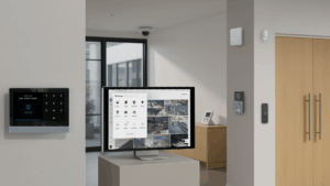 Verkada security system installation in office