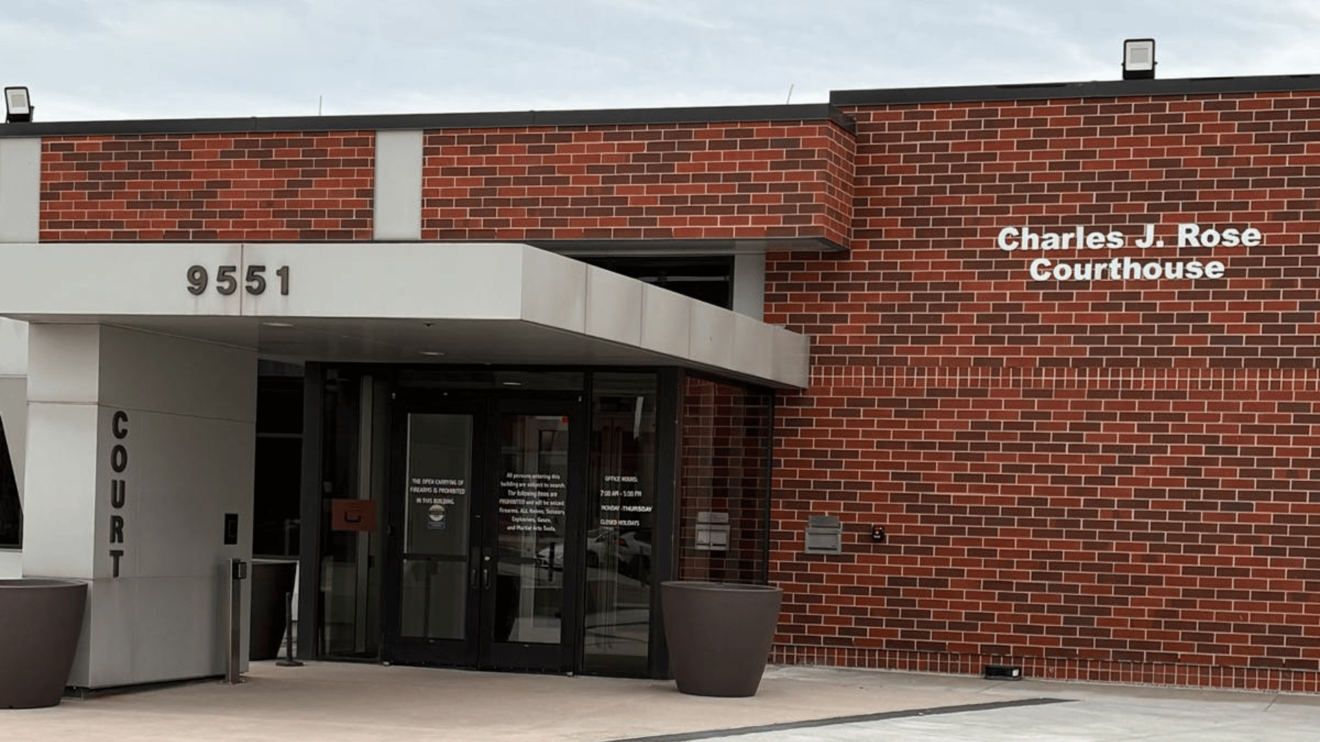 courthouse x-ray security screening project for Thornton Municipal Court inside Charles J. Rose Courthouse