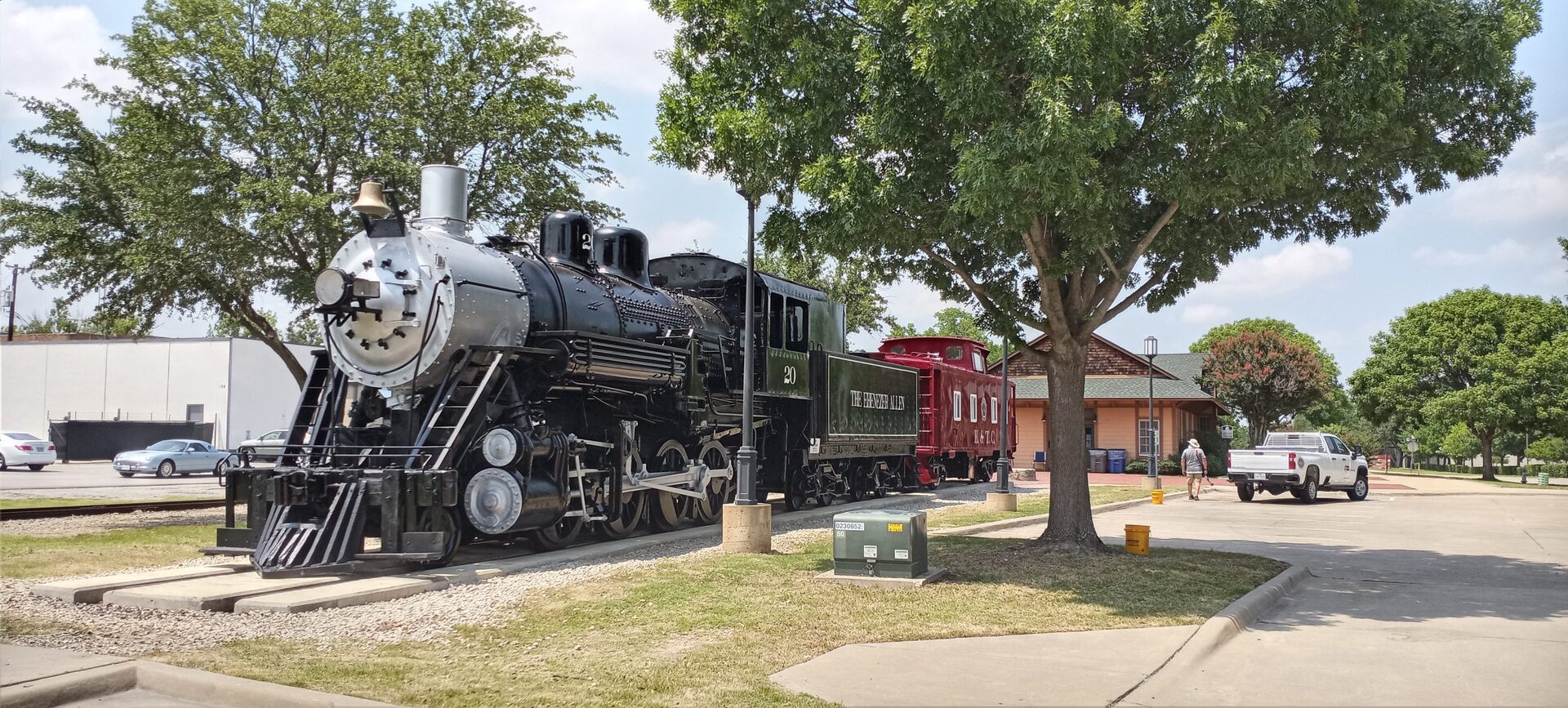 Locomotive at Allen Heritage Center scaled