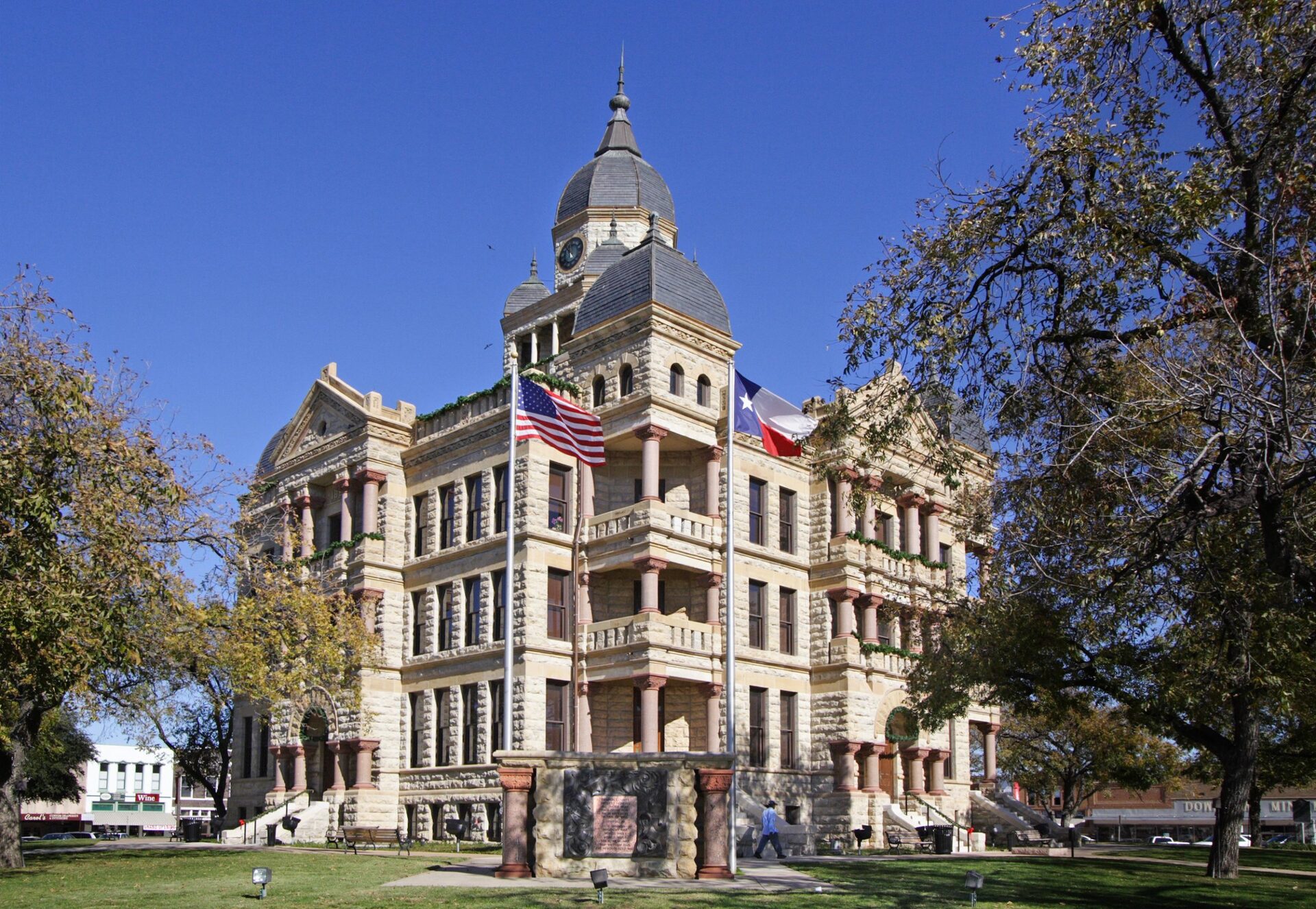 Old Courthouse Denton TX scaled