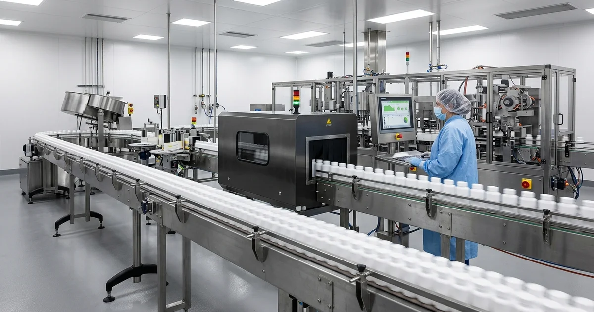 pharmaceutical X-ray inspection -- Pharmaceutical x-ray inspection - tablet count verification on packaging line