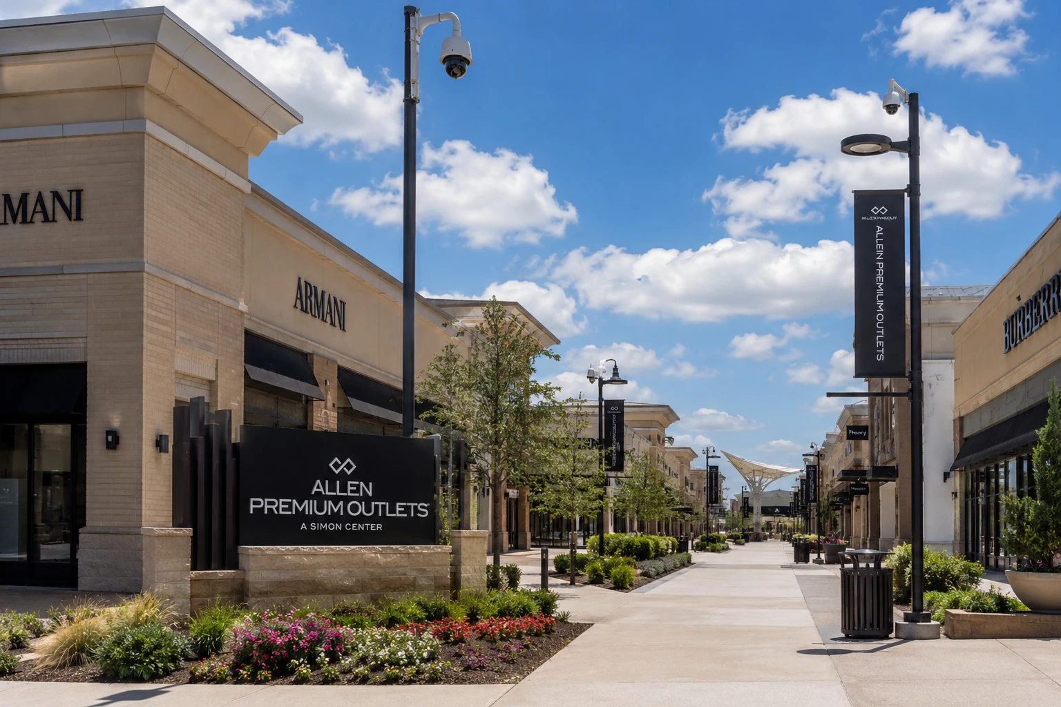 Ubiquiti UniFi installations Allen TX - commercial networking at Allen Premium Outlets retail corridor