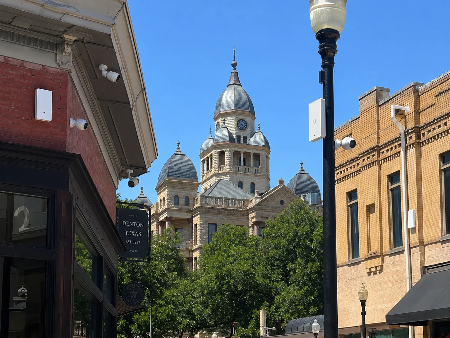 Ubiquiti UniFi installations Denton TX - enterprise networking near historic Denton courthouse on the square