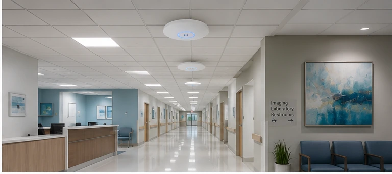 UniFi deployment healthcare — commercial network security installation Texas hospitals and clinics