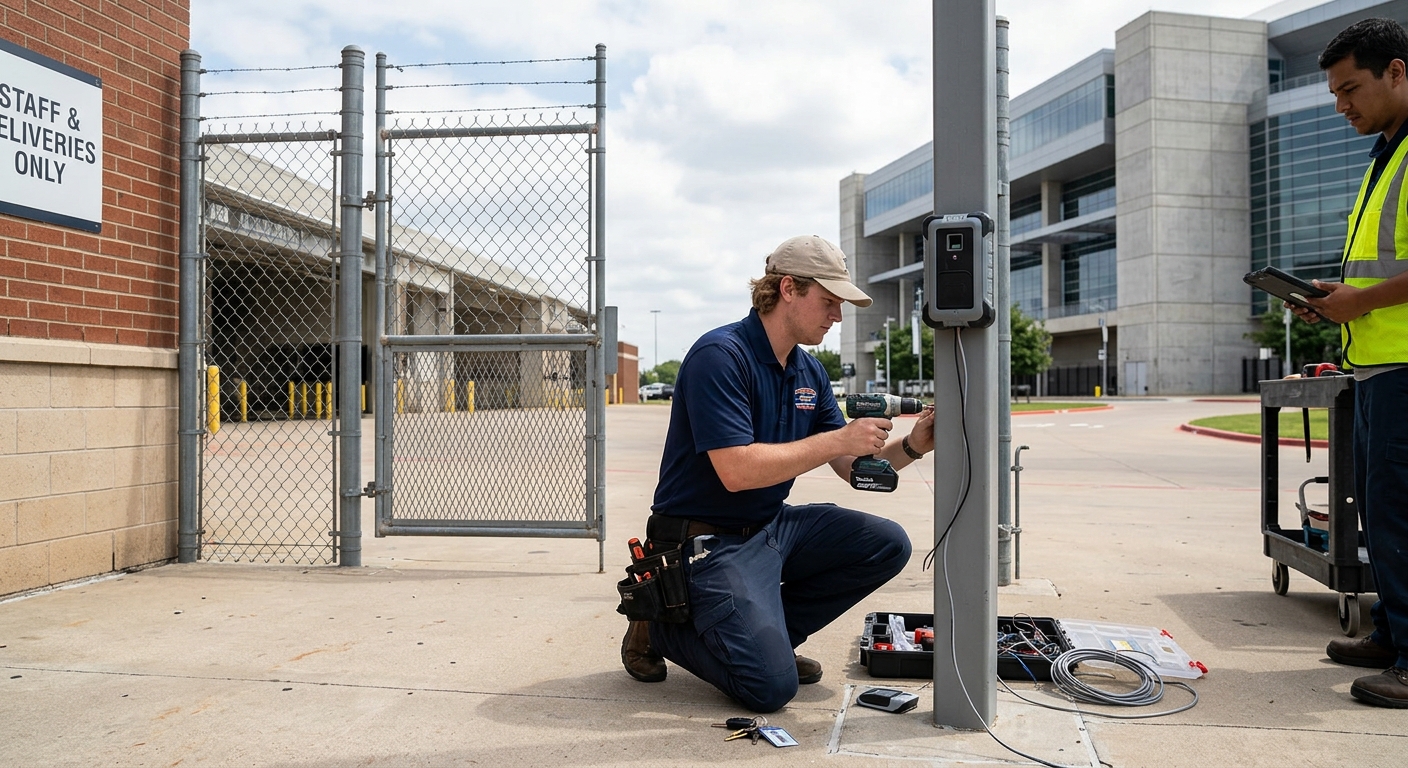 Access control installation Arlington TX entertainment venue event staff entry
