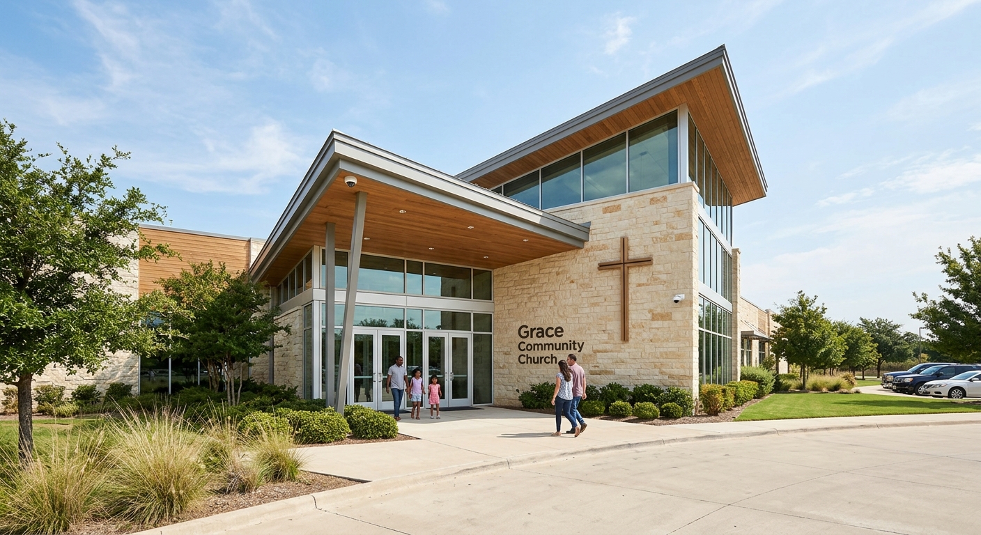 Church security systems Dallas house of worship protection cameras access control