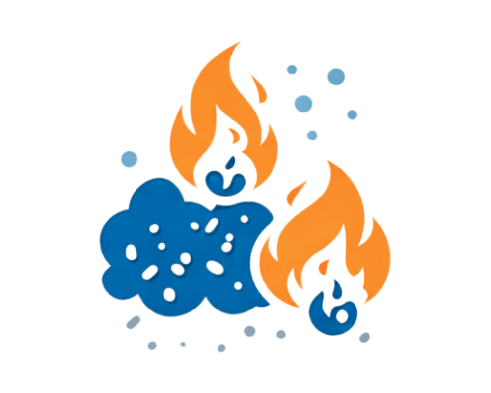 combustible dust icon