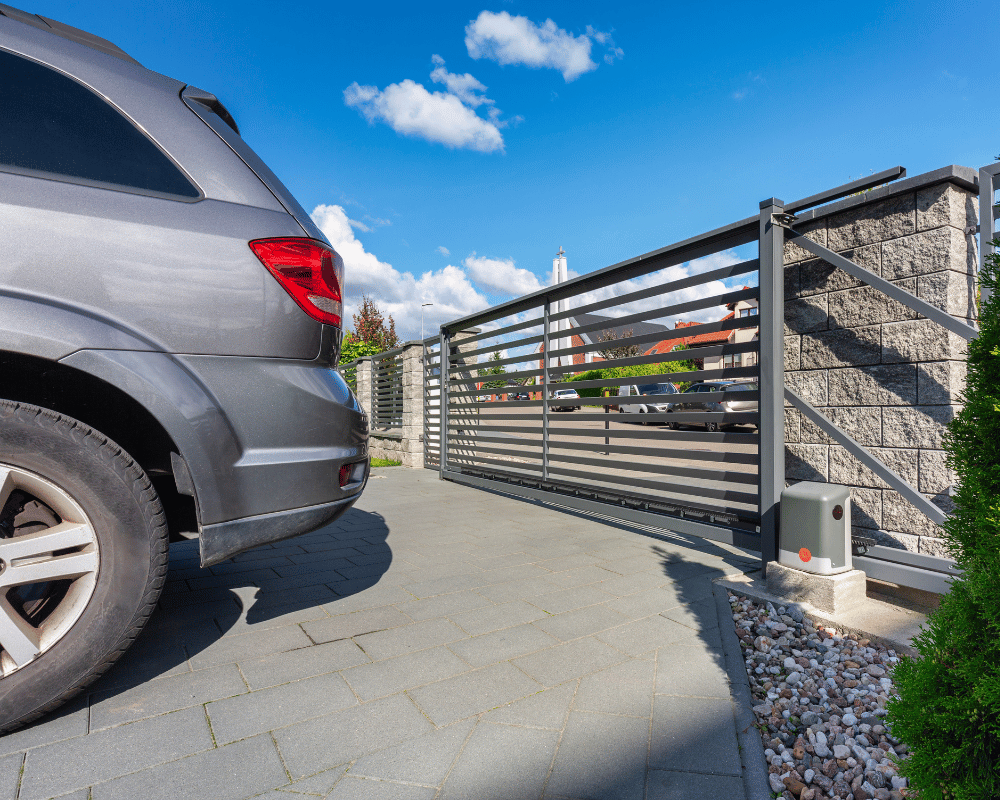 slide gate parking barrier
