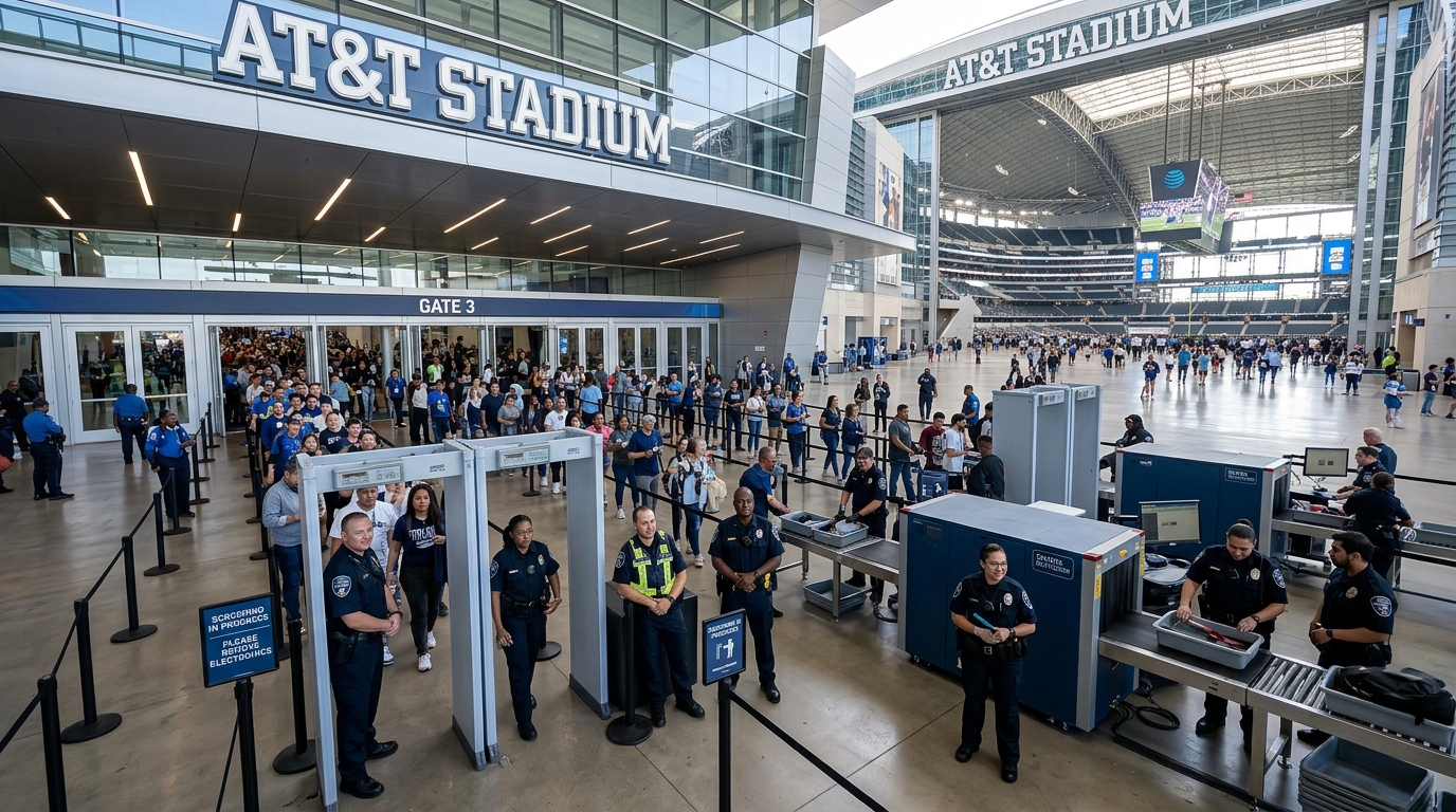 Stadium security systems Dallas — multi-camera venue protection by 2M Technology