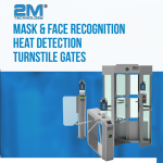 Mask & Face recognition heat detection Turnstile gates